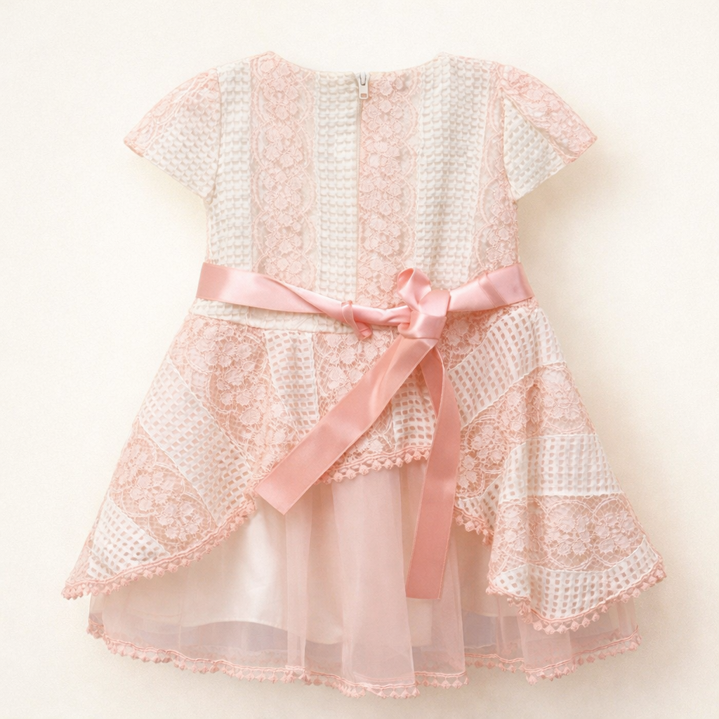 Elegant Lace Baby Girl Party Dress - Image 2