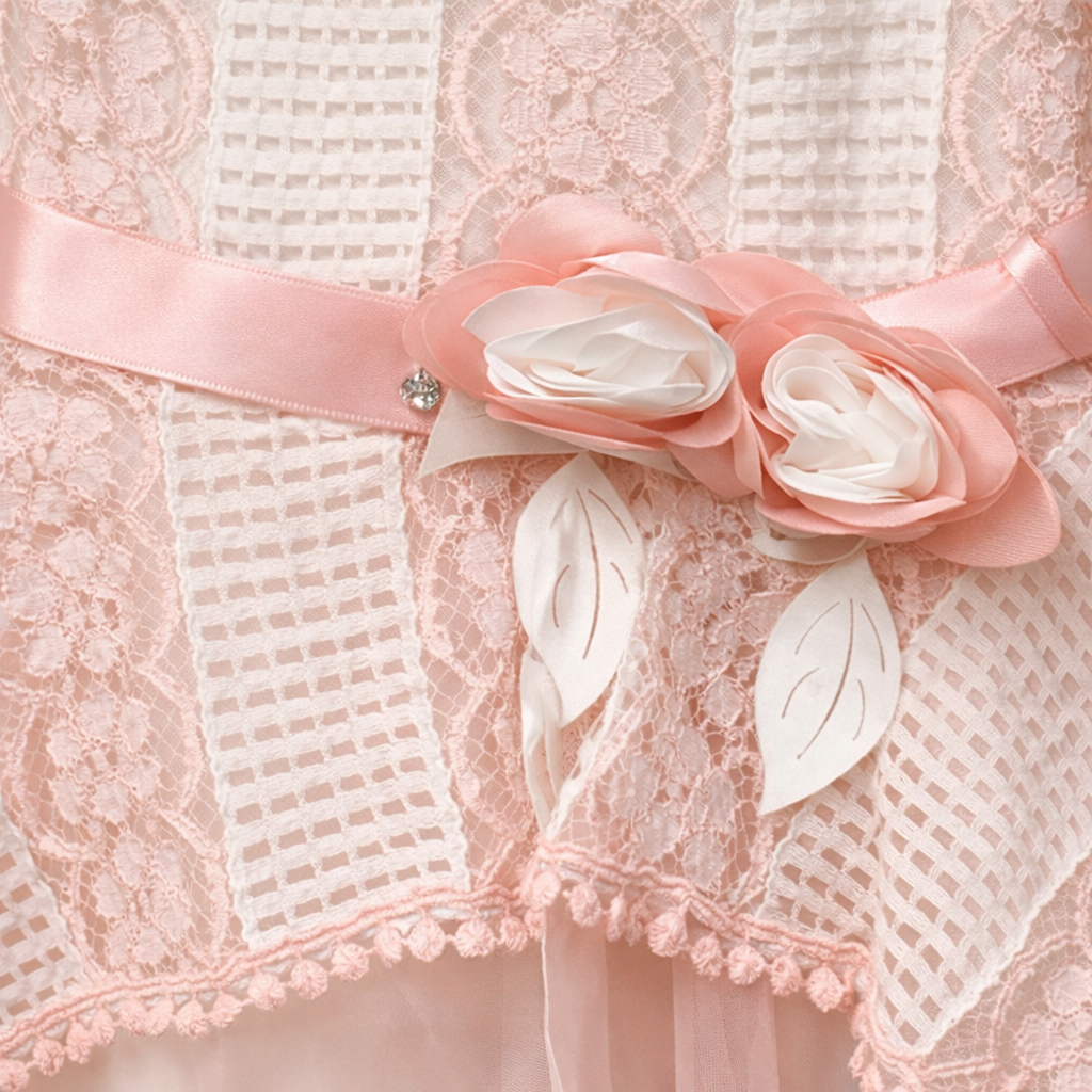 Elegant Lace Baby Girl Party Dress - Image 3